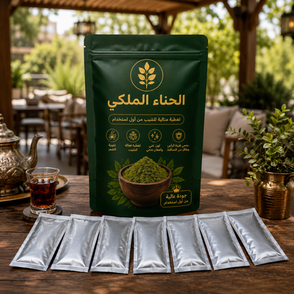 صبغة الحناء الملكي للحية والشعر