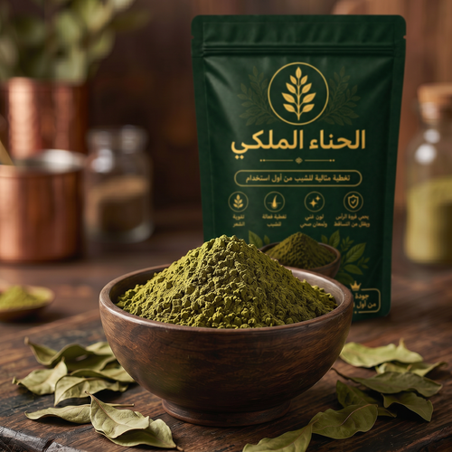 الحناء الملكي الحل المثالي لتلوين الشعر بدون مواد كيميائية خطرة وبنتيجة غنية
