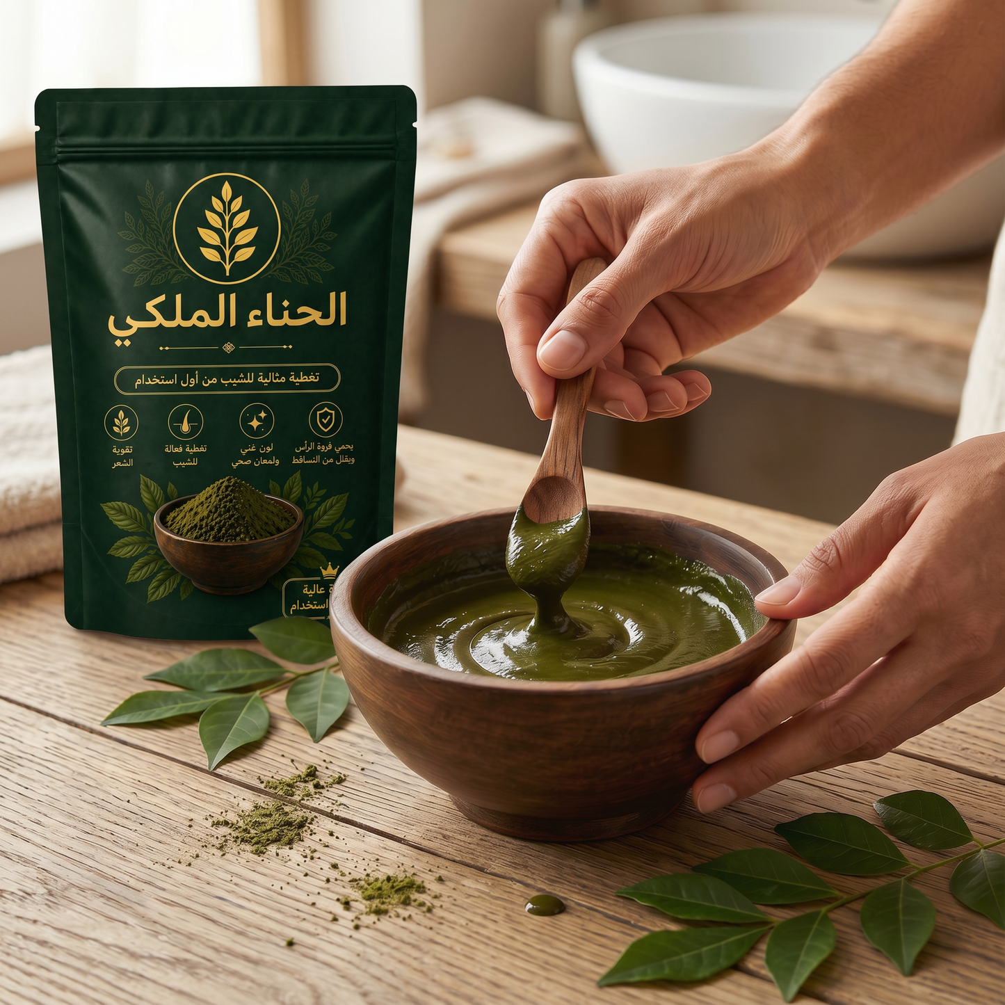 الحناء الملكي الحل المثالي لتلوين الشعر بدون مواد كيميائية خطرة وبنتيجة غنية