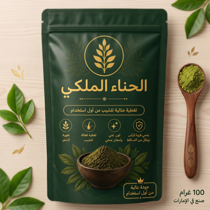 الحناء الملكي الحل المثالي لتلوين الشعر بدون مواد كيميائية خطرة وبنتيجة غنية